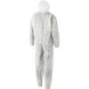 4500W, Chemical Protective Coveralls, Disposable, White, Polypropylene, Zipper Closure, Chest 39-43", L thumbnail-1