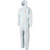 4532+, Chemical Protective Coveralls, Disposable, Type 5/6, White, SMS Nonwoven Fabric, Zipper Closure, Chest 43-45", XL thumbnail-0