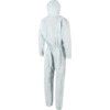 4532+, Chemical Protective Coveralls, Disposable, Type 5/6, White, SMS Nonwoven Fabric, Zipper Closure, Chest 43-45", XL thumbnail-1