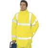 Flame Retardant Jacket, Unisex, Yellow, Carbon Fibre/Polyester, XL thumbnail-0