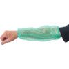 Disposable Sleeves, White, Polythene, 400mm, Elasticated Cuff, One Size thumbnail-0