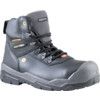 Jupiter, Mens Safety Boots Size 8, Black, Leather, Water Resistant, Aluminium Toe Cap, ESD, Wide Fit thumbnail-0