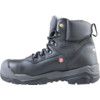 Jupiter, Mens Safety Boots Size 7, Black, Leather, Water Resistant, Aluminium Toe Cap, ESD, Wide Fit thumbnail-2