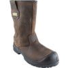 Rigger Boots, Size, 11, Brown, Leather Upper, Steel Toe Cap thumbnail-0