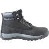 Iconic, Unisex Safety Boots Size 8, Black, Leather, Steel Toe Cap thumbnail-1