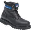 Mens Safety Boots Size 9, Black, Leather thumbnail-0