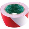 Adhesive Hazard Tape, PVC, Red/White, 50mm x 33m thumbnail-0