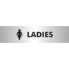 Office Sign Ladies 190mm x 45mm Peel And Stick thumbnail-0