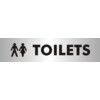 Office Sign Toilets 190mm x 45mm Peel And Stick thumbnail-0