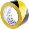 Adhesive Hazard Tape, Vinyl, Yellow/Black, 50mm x 33m thumbnail-1