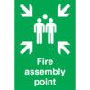 Fire Assembly Point Rigid PVC Sign - 420 x 594mm thumbnail-0