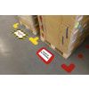 Floor Label Holders, DL, Yellow (Pk-10) thumbnail-2