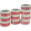 'Awaiting Inspection' Adhesive Safety Tape, Vinyl, White, 50mm x 66m, Pack of 5 thumbnail-1