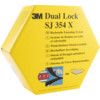 Dual Lock™ Hook and Loop Tape Roll, Black, 25mm x 5m, Pack of 300 thumbnail-1