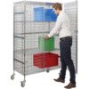 Hand Trolley, 350kg Rated Load, Braked Swivel Castors, 1750mm x 610mm thumbnail-0