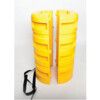 Column Protector, Circular, Polyethylene, Yellow, 600mm x 1m thumbnail-1