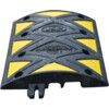 Speed Bump, Recycled PVC, Black/Yellow, 50 x 40 x 5cm, Max 10mph, Pack of 1 thumbnail-0