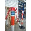 Chain Barrier Post, Polyethylene, Red/White thumbnail-2