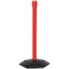 Weatherproof Barrier Red Post 4.9m Belt Access Only Message thumbnail-1