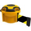 Skipper XS Unit Retractable Belt Barrier, Nylon, Yellow, Black/Yellow ...