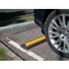 Vehicle Stop, Rubber, Black/Yellow, 100 x 15 x 8cm, Max 0mph, Pack of 1 thumbnail-0