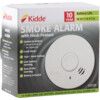 Smoke Alarm, Plastic, White, Optical Sensor, 85dB, Battery Operated thumbnail-2