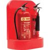 Double Fire Extinguisher Stand, Plastic, Red thumbnail-0
