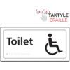 TOILET (WITH DISABLED SYMBOL)-TAKTYLE (300 X 150MM) thumbnail-0