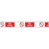 Non-Adhesive Barrier Tape, Red/White, 75mm x 250m thumbnail-0