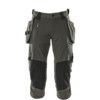 3/4 LENGTH TROUSERS WITH HOLSTER POCKETS DARK ANTHRACITE (W36.5) thumbnail-0