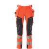ACCELERATE SAFE TROUSERS WITH HOLSTER POCKETSHI-VIS RED/DARK NAVY (L35W31.5) thumbnail-0