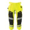 ACCELERATE SAFE 3/4 LENGTH TROUSERS HOLSTER POCKETS HI-VIS YELLOW/BLACK (W48.5) thumbnail-0