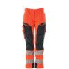 ACCELERATE SAFE TROUSERS WITH KNEEPAD POCKETSHI-VIS RED/DARK NAVY (L32W37) thumbnail-0