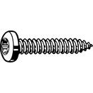 Security Self Tapping Screw, Metric - A2 Stainless, Torx Button - DIN 7982-TX-PIN thumbnail-2