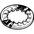 Serrated Lock Washer -  Metric - A4 Stainless Steel - Internal Teeth - DIN 6798J  thumbnail-2