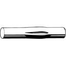 Grooved Pin, Metric - Steel - Standard (Self - Colour) - Third Length Centre - DIN 1475 thumbnail-2