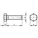 High Tensile Hexagon Head Set Screws: ISO Metric - BZP thumbnail-1