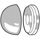 Protection Cover -  Metric - Snap Cap For Screw Plastic Nylon  PA (6.6) (Polyamide)  thumbnail-0