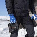 CAT II Tegera® 217 Cold Resistant Gloves, Blue & White thumbnail-3