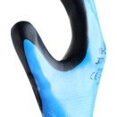 Nitrile Coated Grip Gloves, Black/Blue thumbnail-3