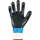 377-IP Impact Resistant Gloves, Nitrile Coated, Blue, Black & Green thumbnail-1