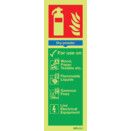 Dry Powder Fire Extinguisher Photoluminescent Signs thumbnail-0