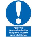 Approved Personal Protective Clothing Signs thumbnail-0