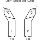 No.1 - Butt Welded Tools -Light Turning & Facing - R/H thumbnail-1