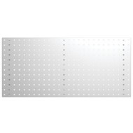 1.0m Horizontal Perfo Panel - Grey