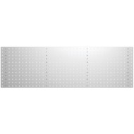 1.5m Horizontal Perfo Panel - Grey, W:1486mm x D:13mm x H:457mm