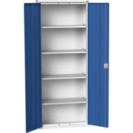Verso Storage Cabinet, 2 Doors, Blue, 2000 x 800 x 550mm