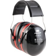 Optime™ III, Ear Defenders, Over-the-Head, No Communication Feature, Not Dielectric, Black Cups