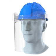Infection Prevention & Control Universal Hard Hat Visors, Pack of 25