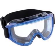 Tiger, Safety Goggles, Polycarbonate, Clear Lens, Black Frame, Indirect Ventilation, Anti-Fog/Impact-resistant/Scratch-resistant/UV-resistant